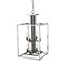 Z-Lite Quadra 8 Light Chandelier, Brushed Nickel + Black 456-8BN-BK - alternate 6
